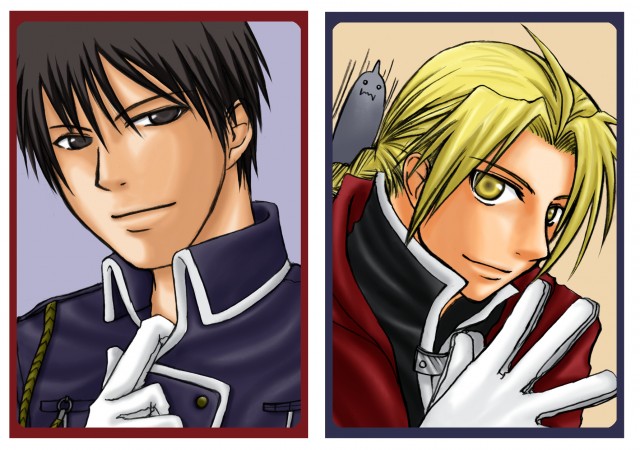 鋼の錬金術師 ロイとエド 作品詳細 Illustdays シンプルイラストポートフォリオ