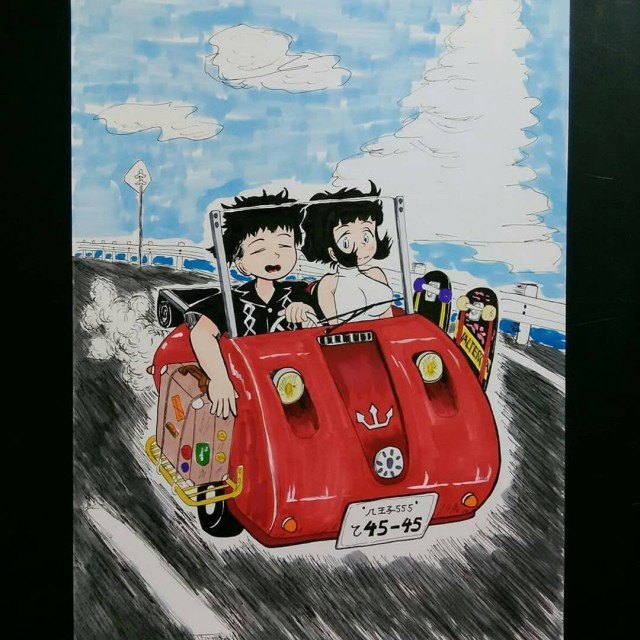 世界一小さい車 作品詳細 Illustdays シンプルイラストポートフォリオ