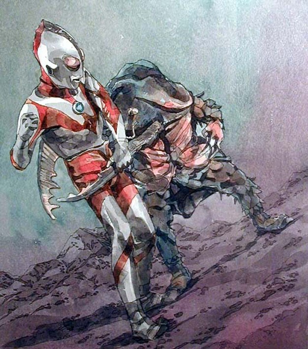 特撮ヒーロー水彩画セット 特撮ヒーロー水彩画セット