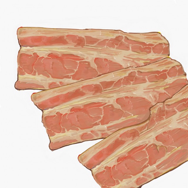 Bacon ベーコン 作品詳細 Illustdays シンプルイラストポートフォリオ
