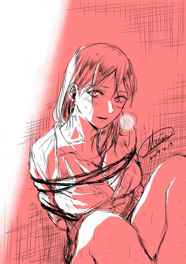 拘束 作品詳細 Illustdays シンプルイラストポートフォリオ