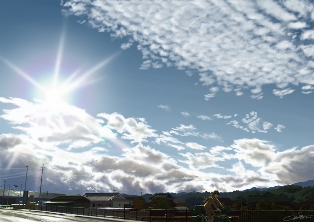 雨上がり 秋の空 作品詳細 Illustdays シンプルイラストポートフォリオ 雨上がり 秋の空 作品詳細 Illustdays シンプルイラストポートフォリオ