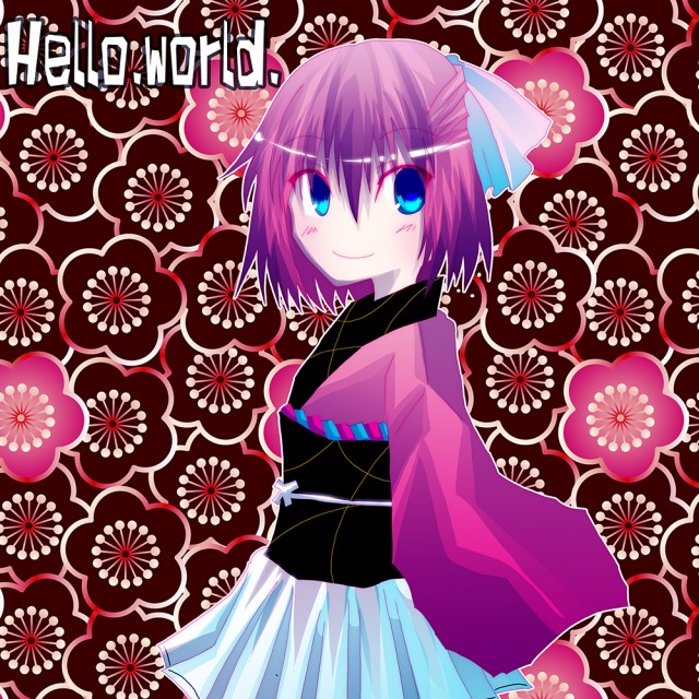 Hello World 作品詳細 Illustdays シンプルイラストポートフォリオ