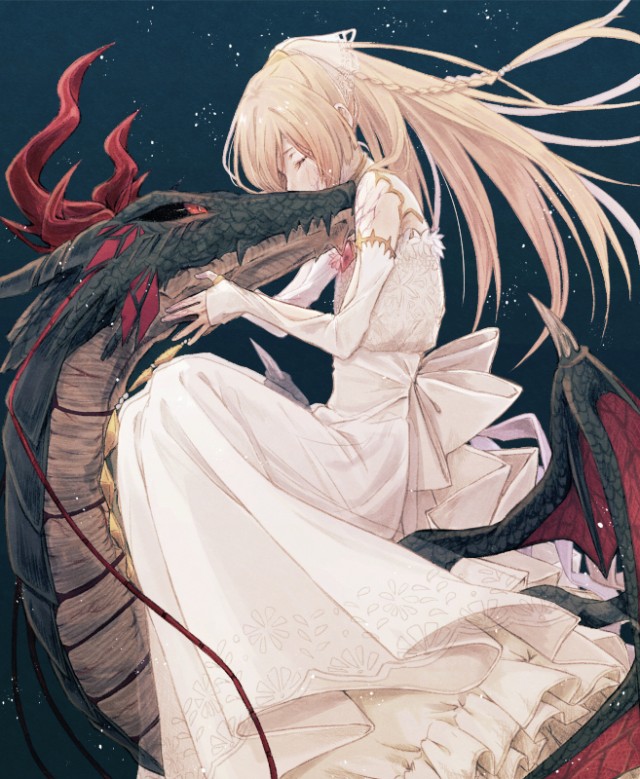 竜の花嫁 作品詳細 Illustdays シンプルイラストポートフォリオ