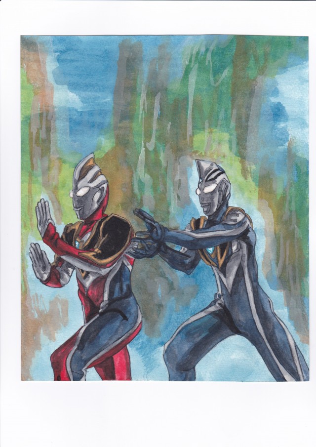 ウルトラマンガイアとウルトラマンアグル｜作品詳細｜ILLUSTDAYS