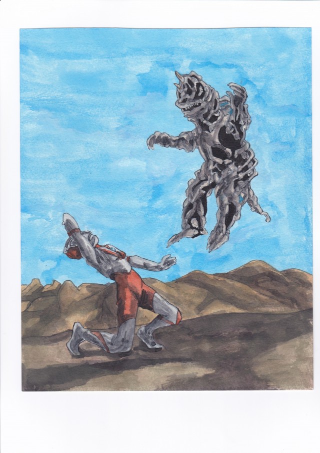 ウルトラマン対シーボーズ 作品詳細 Illustdays シンプルイラストポートフォリオ