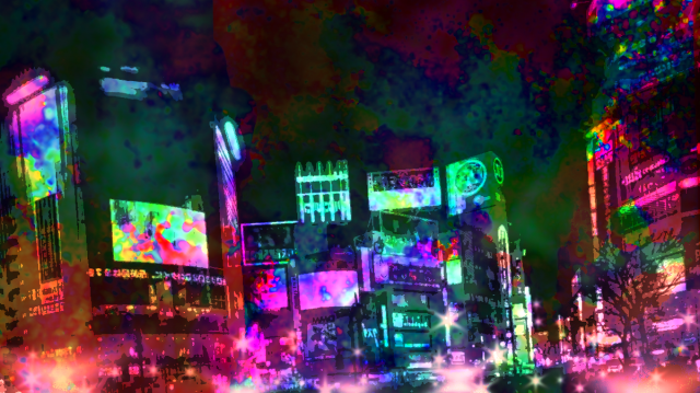 今日は渋谷でっ 5っ時い ってこれ夜やん 作品詳細 Illustdays シンプルイラストポートフォリオ