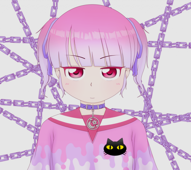 ジト目少女２ 作品詳細 Illustdays シンプルイラストポートフォリオ