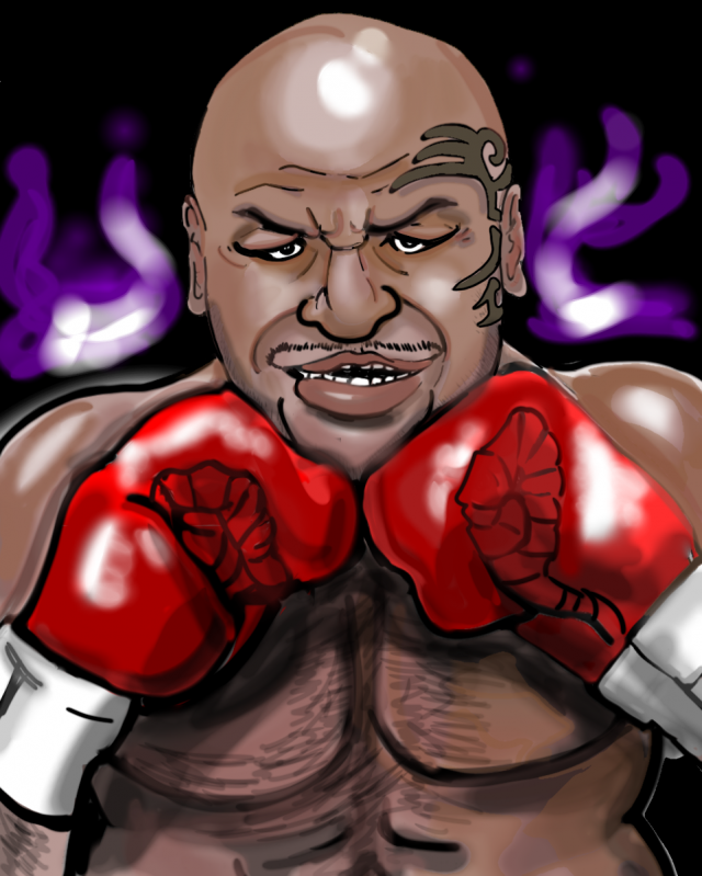 マイク・タイソン（MikeTyson）｜作品詳細｜ILLUSTDAYS シンプルイラストポートフォリオ