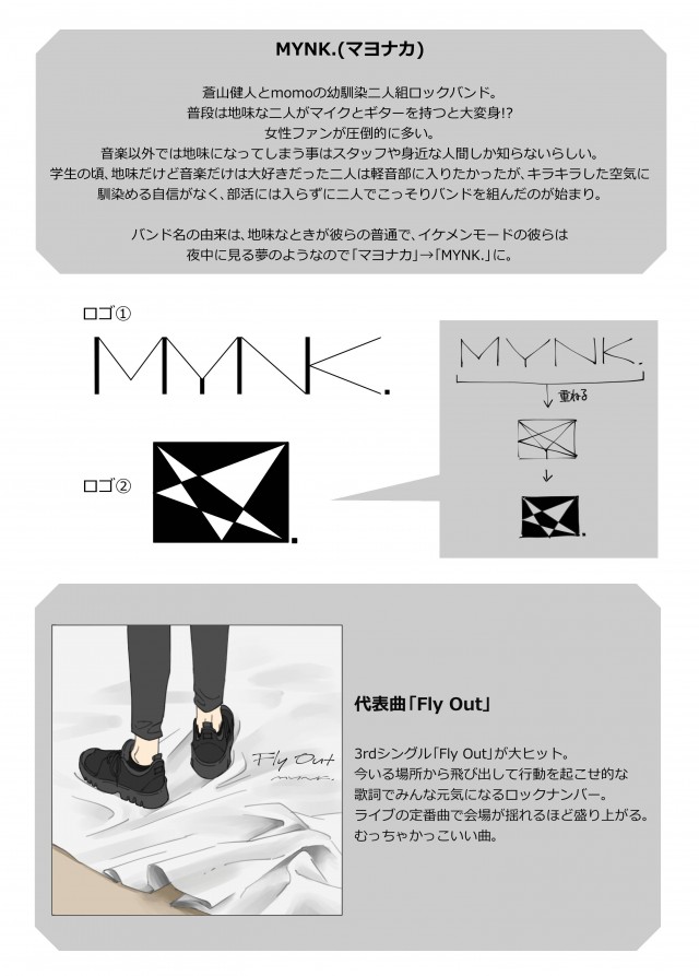 Mynk マヨナカ 作品詳細 Illustdays シンプルイラストポートフォリオ
