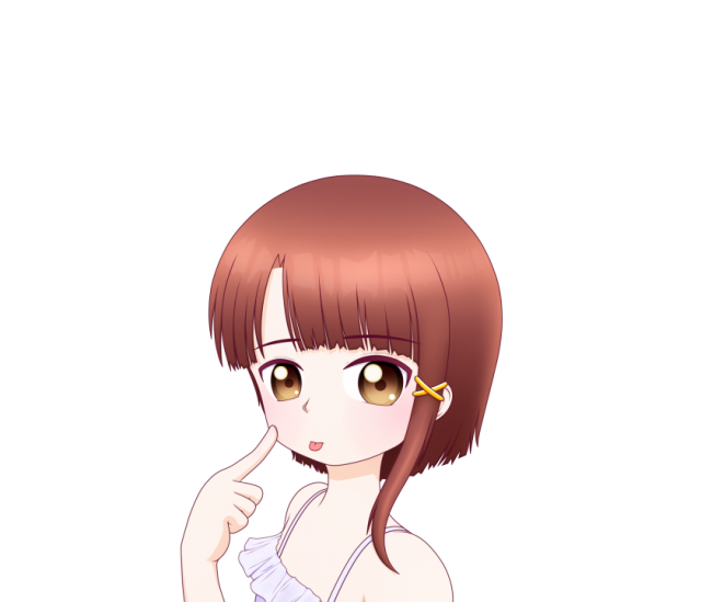 玲音がやらなそうな仕草 作品詳細 Illustdays シンプルイラストポートフォリオ