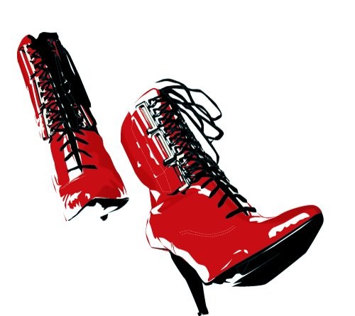 赤い靴 作品詳細 Illustdays シンプルイラストポートフォリオ