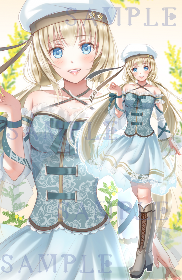 ご依頼絵 創作キャラクターデザイン 全身立ち絵制作 作品詳細 Illustdays シンプルイラストポートフォリオ