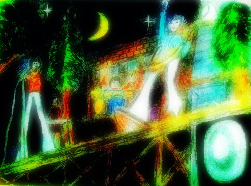 野外ステージ 作品詳細 Illustdays シンプルイラストポートフォリオ