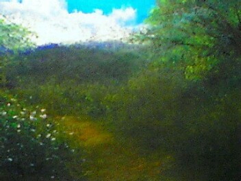 夏の山道 作品詳細 Illustdays シンプルイラストポートフォリオ