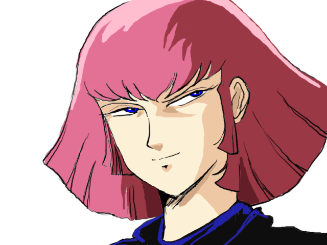 Zガンダム ハマーン・カーン｜作品詳細｜ILLUST DAYS シンプルイラスト
