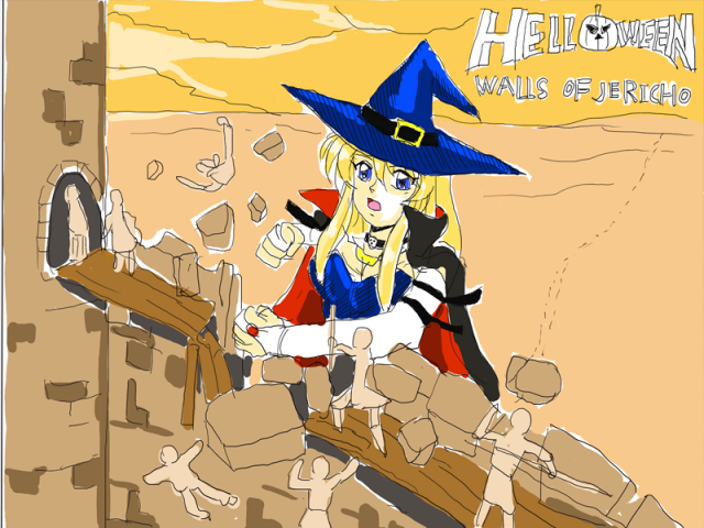 ハロウィン ウォールズオブジェリコ アニホル 作品詳細 Illustdays シンプルイラストポートフォリオ