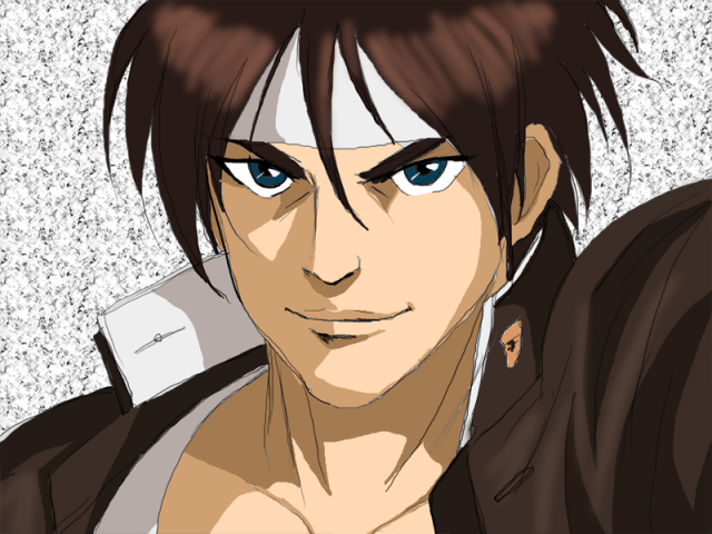 KOF 草薙京｜作品詳細｜ILLUST DAYS シンプルイラストポートフォリオ