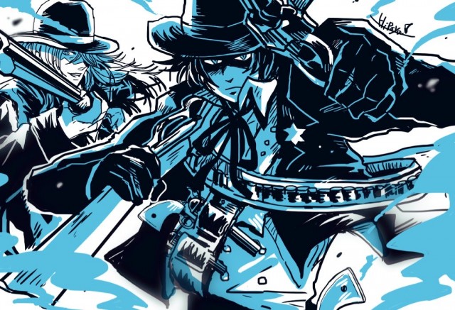 創作ガンマン達 作品詳細 Illustdays シンプルイラストポートフォリオ