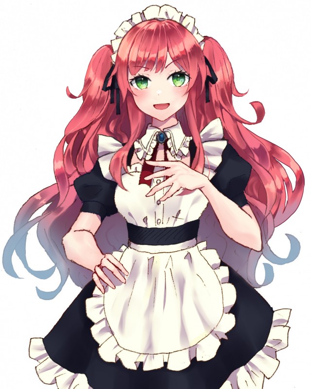メイドさん 作品詳細 Illustdays シンプルイラストポートフォリオ