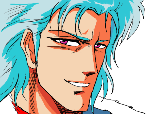 北斗の拳 レイ｜作品詳細｜ILLUST DAYS シンプルイラストポートフォリオ