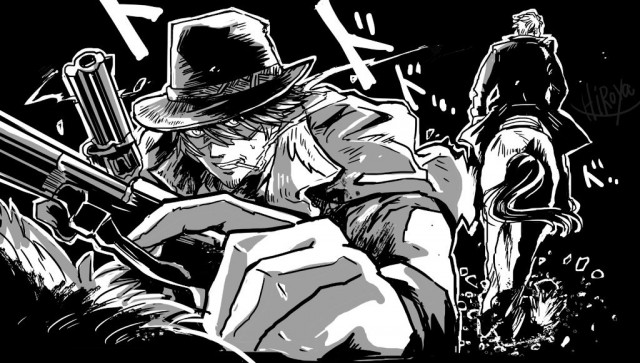 創作ガンマン達 作品詳細 Illustdays シンプルイラストポートフォリオ