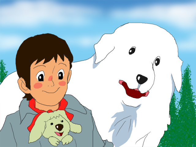 名犬ジョリィ 作品詳細 Illustdays シンプルイラストポートフォリオ