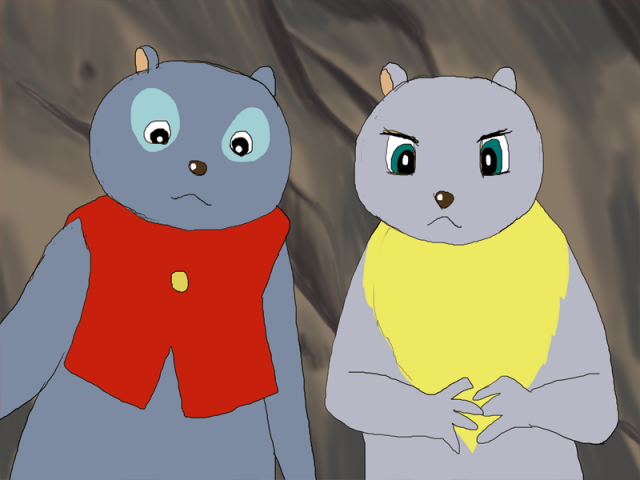 山ねずみロッキーチャック 作品詳細 Illustdays シンプルイラストポートフォリオ