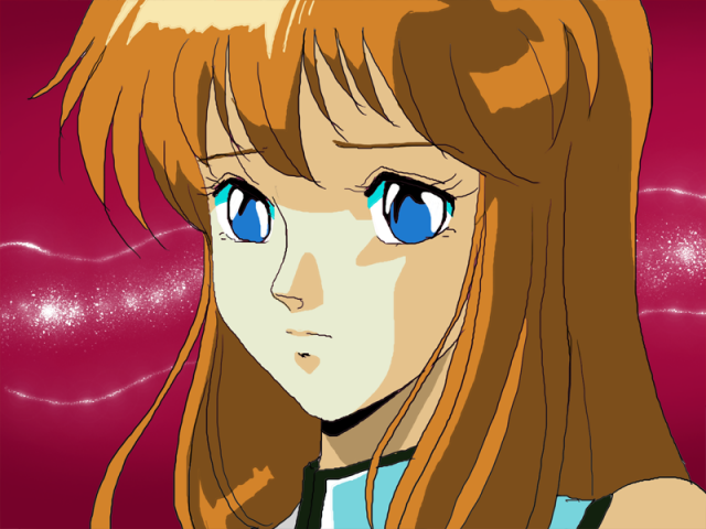 ダンガイオー　ミア・アリス　セル画 破邪大星ダンガイオー OP ミア・アリス セル画