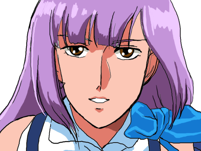 ガンダムΖΖ ルー・ルカ｜作品詳細｜ILLUST DAYS シンプルイラスト