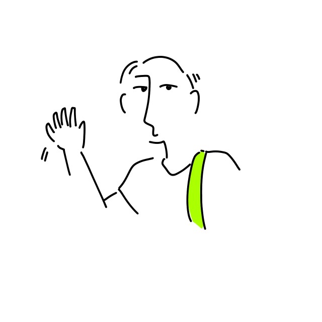 バイバイ 作品詳細 Illustdays シンプルイラストポートフォリオ