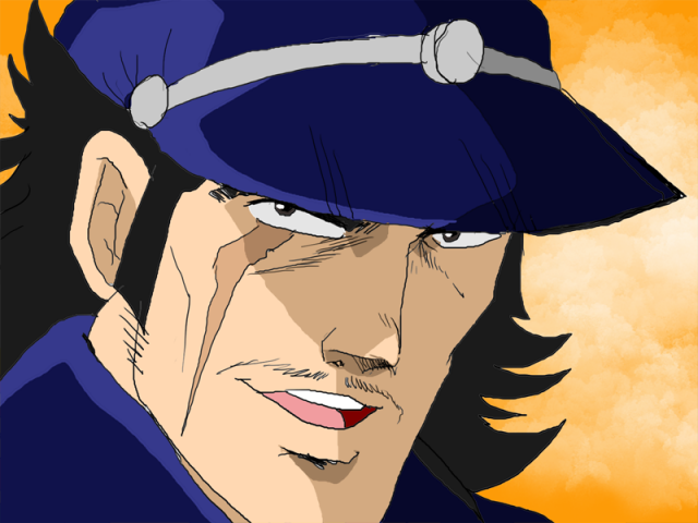 魁男塾 富樫源次｜作品詳細｜ILLUST DAYS シンプルイラストポートフォリオ