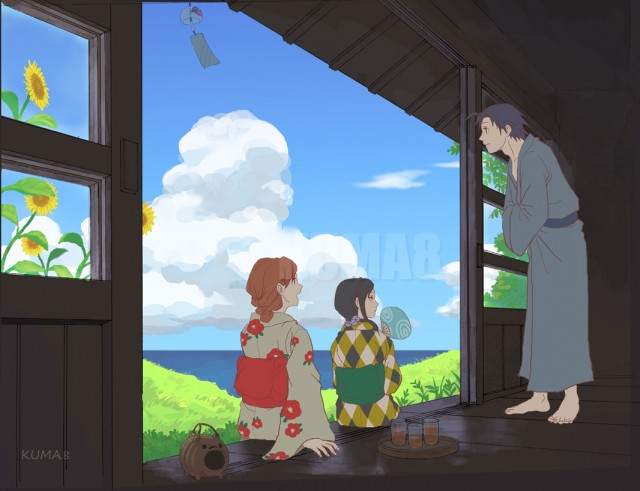 夏のひととき 避暑地｜作品詳細｜ILLUSTDAYS シンプルイラスト ...