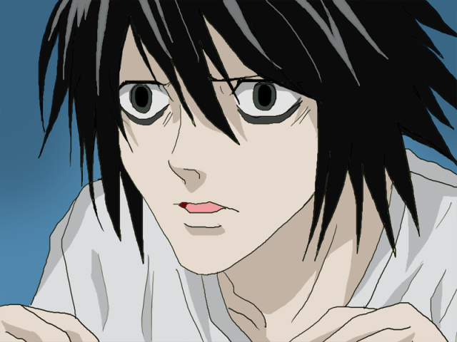 デスノート エル 作品詳細 Illustdays シンプルイラストポートフォリオ