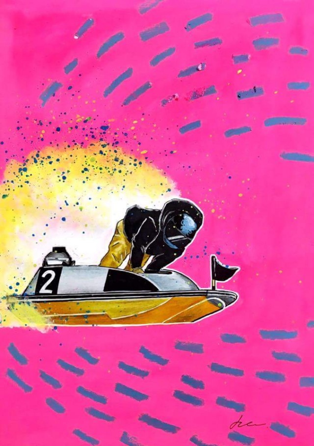 競艇 作品詳細 Illustdays シンプルイラストポートフォリオ