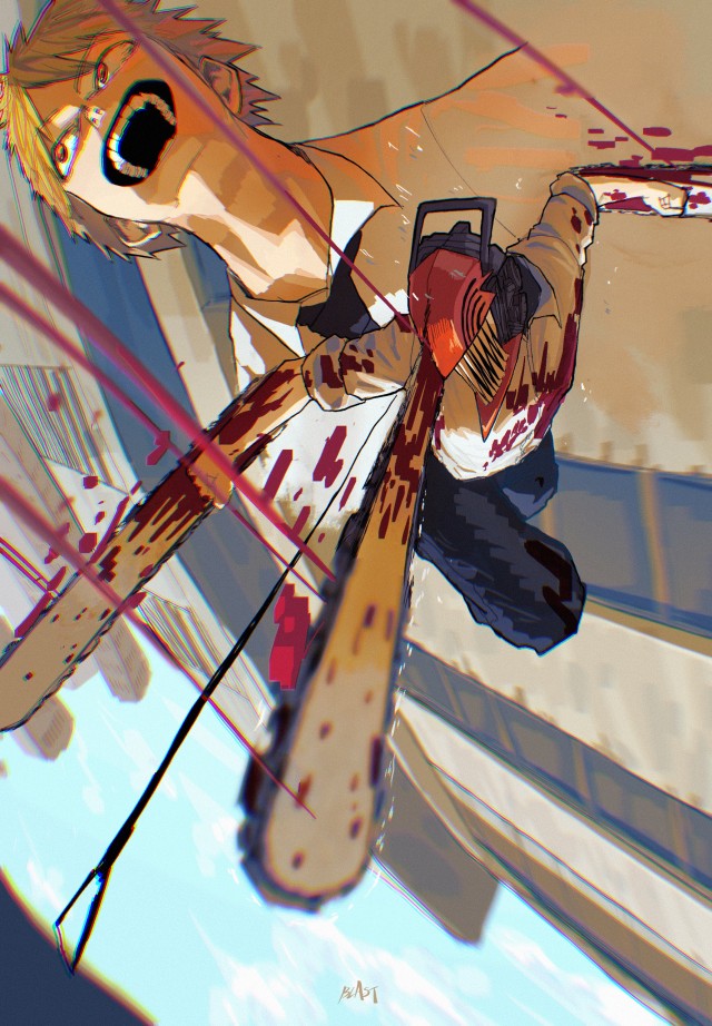 チェンソーマンのデンジを描きました！｜作品詳細｜ILLUST DAYS