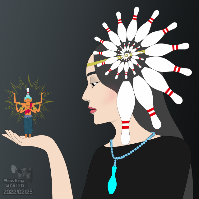 渦巻ピンの髪飾り 作品詳細 Illustdays シンプルイラストポートフォリオ