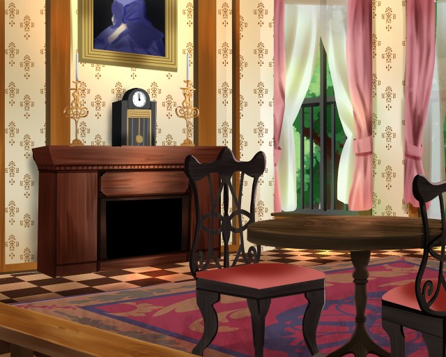 洋館 作品詳細 Illustdays シンプルイラストポートフォリオ