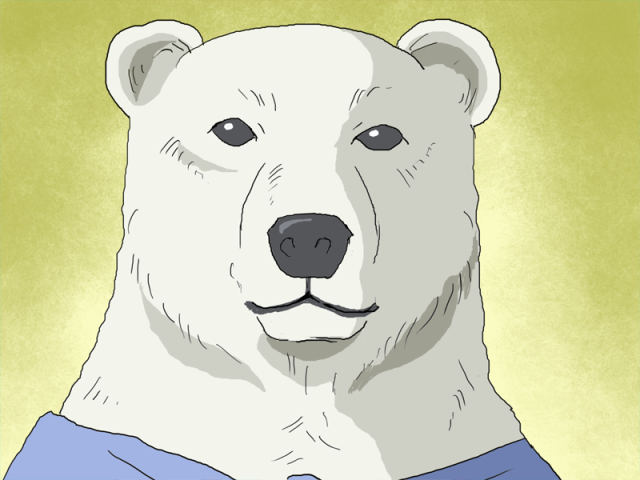 しろくまカフェ しろくま君｜作品詳細｜ILLUST DAYS シンプルイラスト