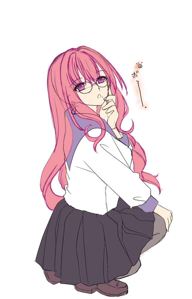 ピンク髪｜作品詳細｜ILLUST DAYS シンプルイラストポートフォリオ