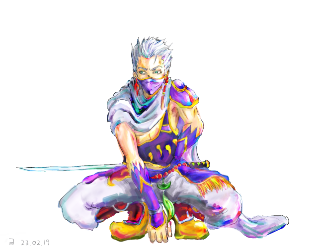 FF4 エッジ｜作品詳細｜ILLUST DAYS シンプルイラストポートフォリオ