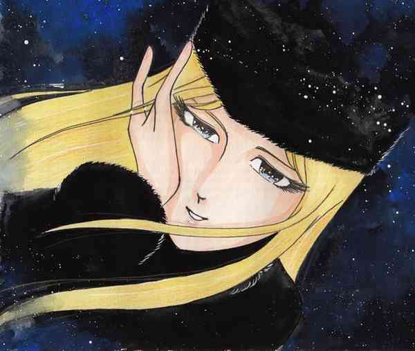 銀河鉄道999｜作品詳細｜ILLUST DAYS シンプルイラストポートフォリオ