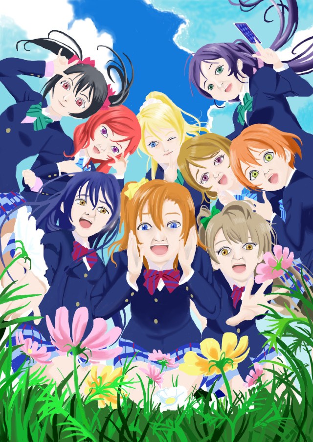 love live｜作品詳細｜ILLUST DAYS シンプルイラストポートフォリオ