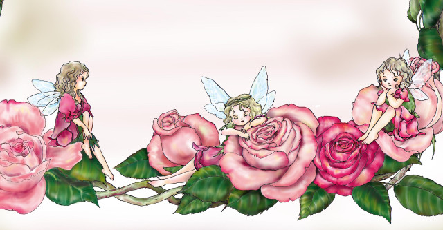 自作絵画 妖精 薔薇 自作絵画 妖精 薔薇 【公式通販】