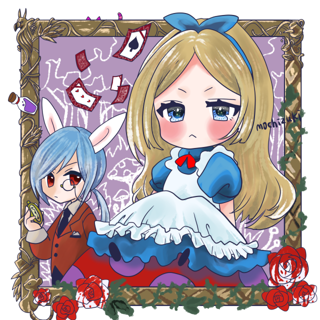 アリスインワンダーランド｜作品詳細｜ILLUST DAYS シンプルイラスト