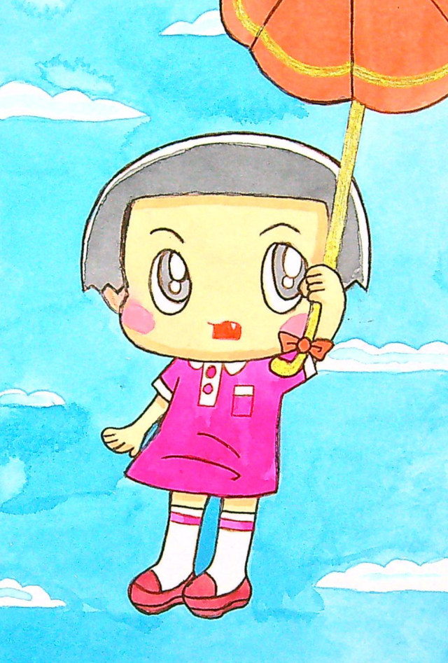 メリーポピンズチコちゃん｜作品詳細｜ILLUST DAYS シンプル