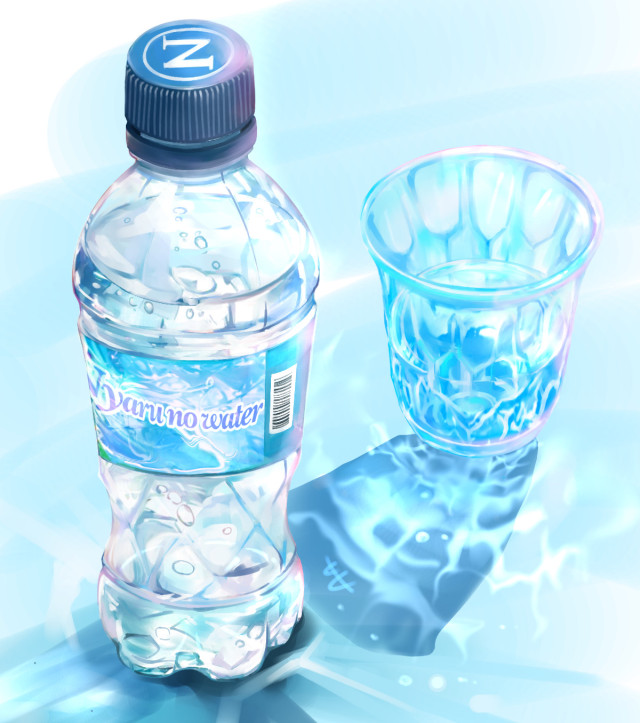 手描きイラスト＊オリジナル【水涼み】 手描きイラスト アナログイラスト オリジナル 原画 水彩画 オリジナル