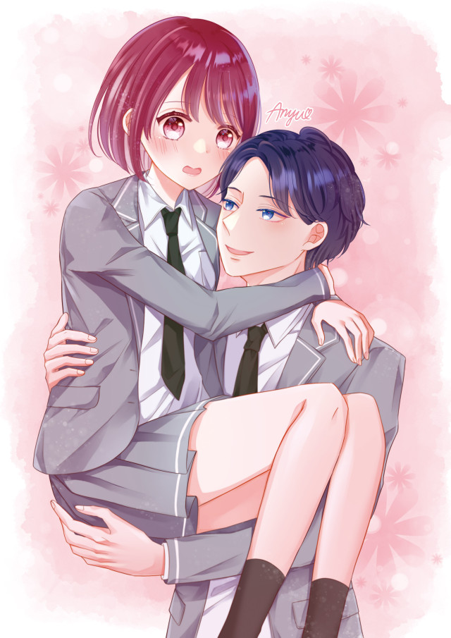 高校生カップル2｜作品詳細｜ILLUST DAYS シンプルイラストポートフォリオ