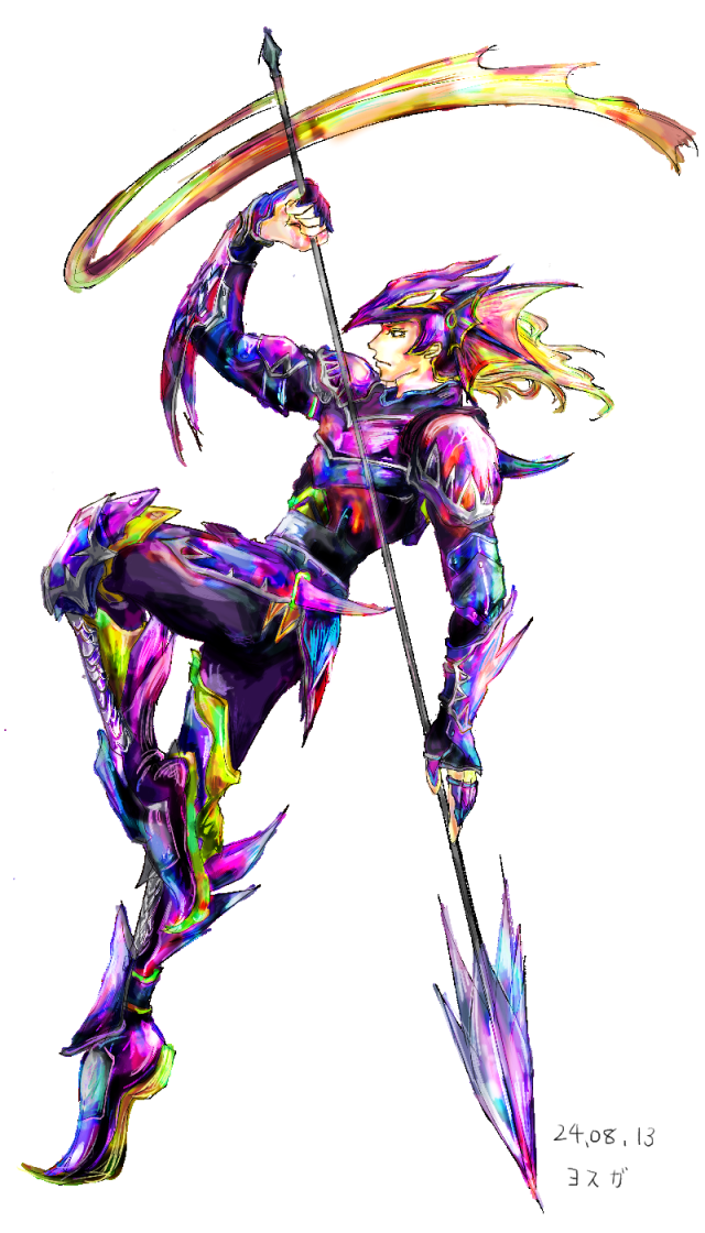 FF4 カイン｜作品詳細｜ILLUST DAYS シンプルイラストポートフォリオ