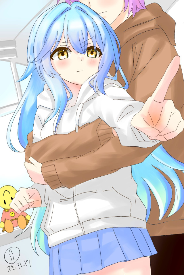 仲良し兄妹｜作品詳細｜ILLUST DAYS シンプルイラストポートフォリオ